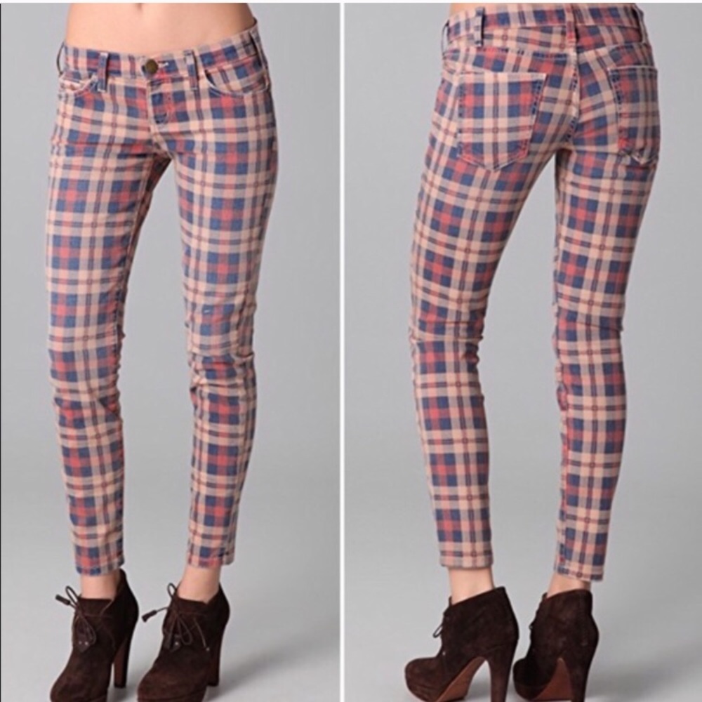 Current/Elliot Plaid Stiletto in Sand Dollar